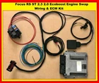 Ford Escape Focus RS ST 2.3 2.0 Ecoboost Swap wiring harness & ECM Kit Adapter