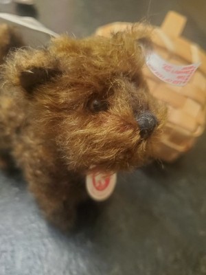 RARE! Steiff 682261 TOTO, DOROTHY'S DOG The Wizard Oz LTD #0250/ 1939  w/Basket