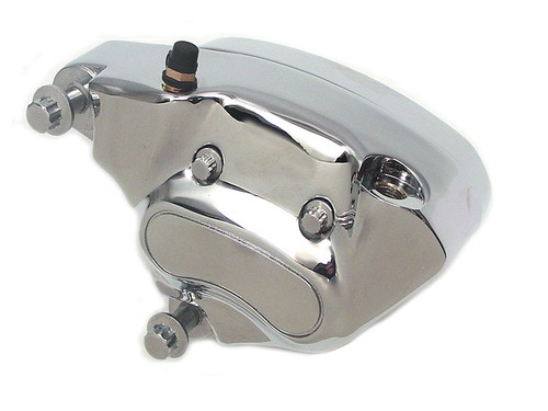Chrome Front 4 Piston Left Side Caliper fits Harley Davidson - Bild 1 von 1