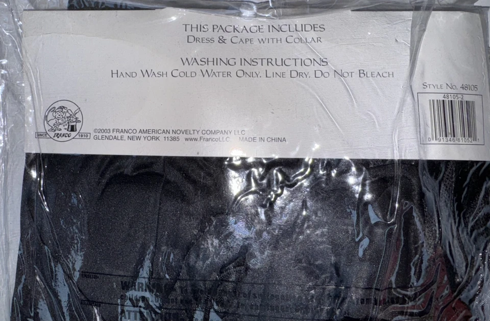 Sexy Queen Halloween Costume WITH Cape & Collar Size M (8-10) BRAND NEW - Image 4 of 4