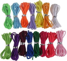 32 Yards 2mm Elastic Band Cord Bracelet String Rubber Rope 5 Colors Mixed