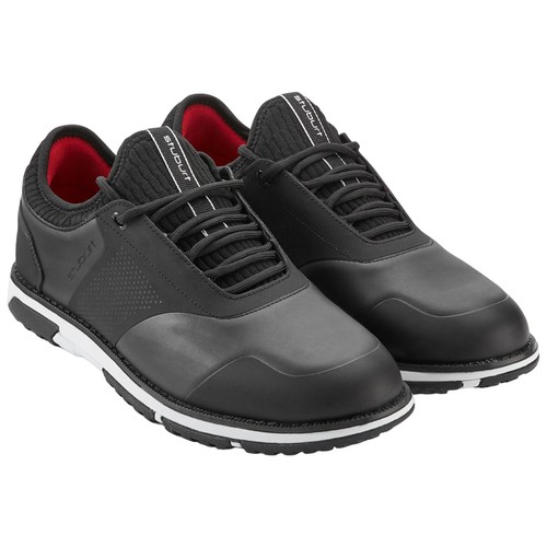 Zapatos de golf Stuburt para hombre PCT clásicos impermeables sin clavos de cuero ligero - Imagen 4 de 19