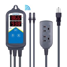 Inkbird ITC306A WiFi Temperature Controller, WiFi Aquarium Thermostat Heater ...