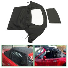 For Mazda Miata Convertible Soft Top W Window Black Cabrio 1990-2005 2004 2003 For Mazda Miata Convertible Soft Top W Window Black Cabrio 1990-2005 2004 2003