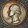 1947-S Washington Quarter, Gem BU, Pretty Toning, Raw