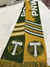 Portland Timbers Green And Gold Scarf: PNW (Pacific Northwest Raised)
