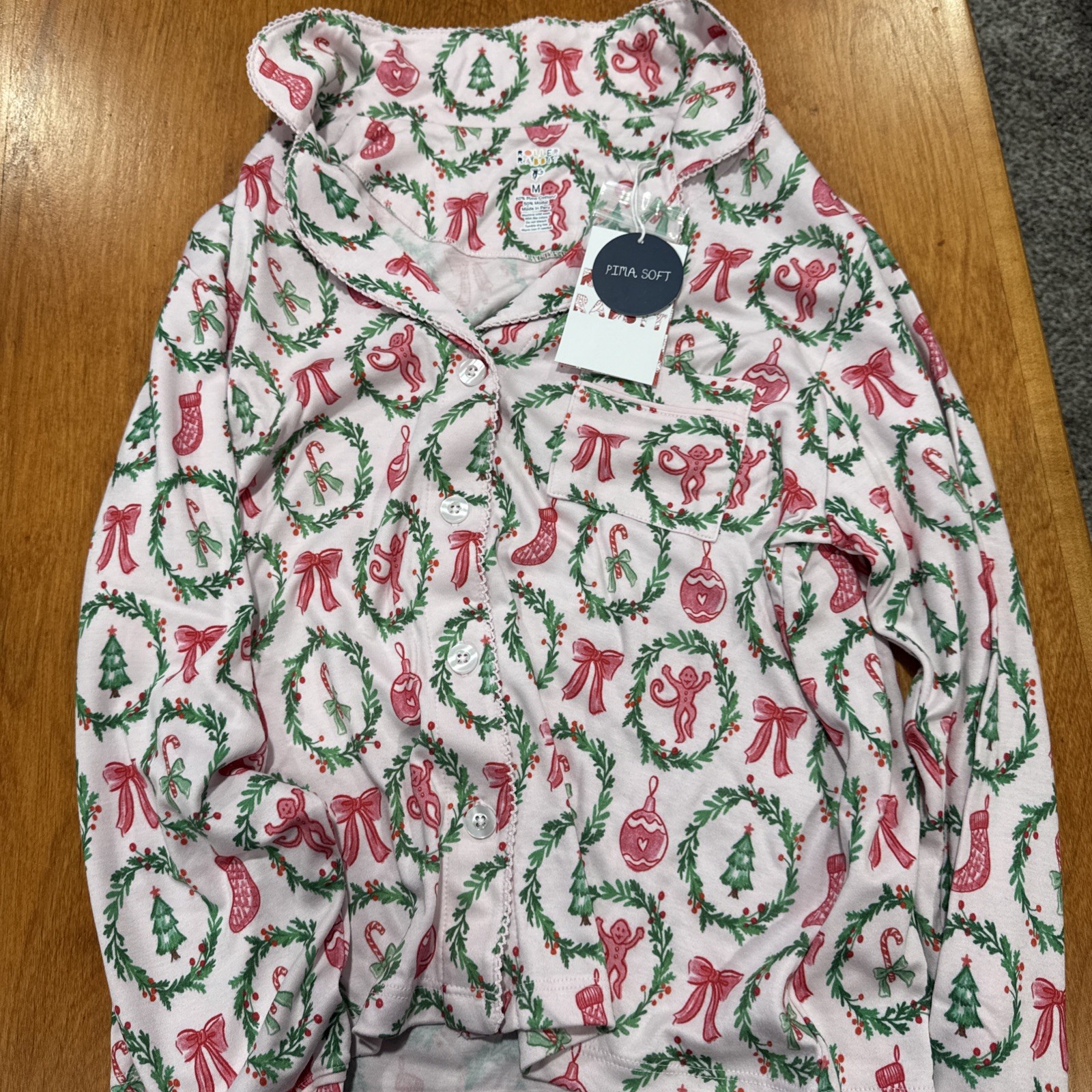 NEW! Roller Rabbit Tis the Season Holiday Hayden Pajamas - Medium