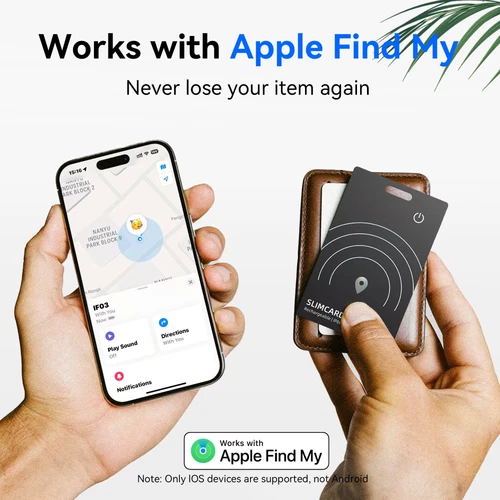 GPS tracker for Apple IOS System Item Finder Anti Lost Reminder Device MFI Rated