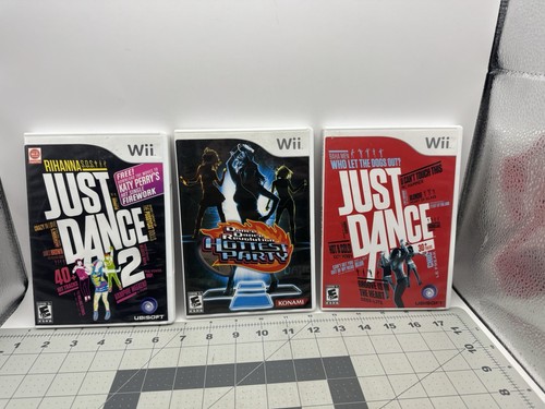 Just Dance 1, 2 & Hottest Party Nintendo Wii Musik Spielepaket