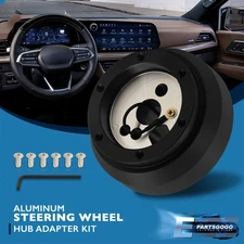 For 1969-2005 Pontiac Fiero 6-Bolt Aluminum Steering Wheel Hub Adapter Boss Kit