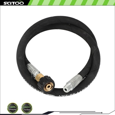 #ad New 3FT Pressure Washer Whip Hose 3 8quot; Jumper Hose with Swivel Steel Connector $17.59