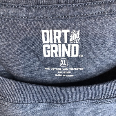 #ad T Shirt Dirt and Grind XL Blue $9.50