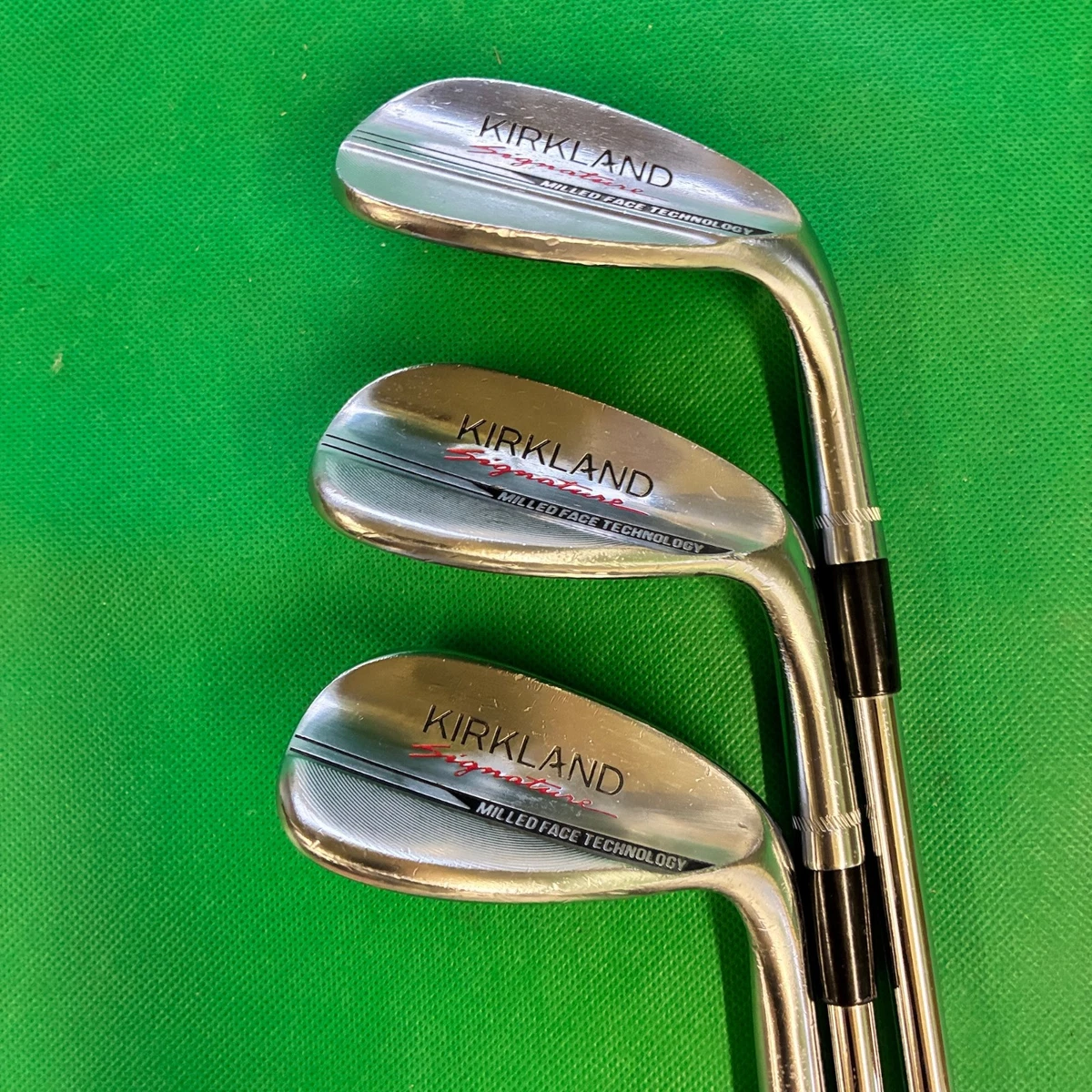 Costco KIRKLAND Signature Wedge Set 3pcs 52,56,60 Steel Shaft Golf