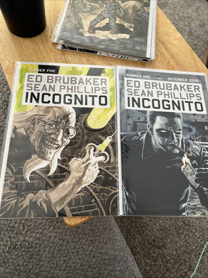 INCOGNITO #1 #5 (OF 6)  ED BRUBAKER & SEAN PHILLIPS  ICON/MARVEL  DEC 2008  NM