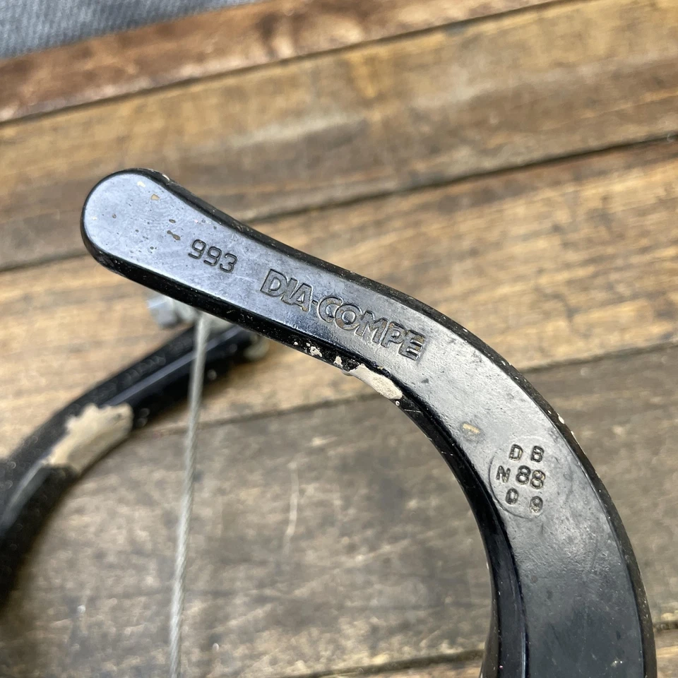 Vintage Dia-Compe 993 U-Brake Set 1988 Old School BMX MTB Japan Arms Pads Hanger - Image 2 of 4