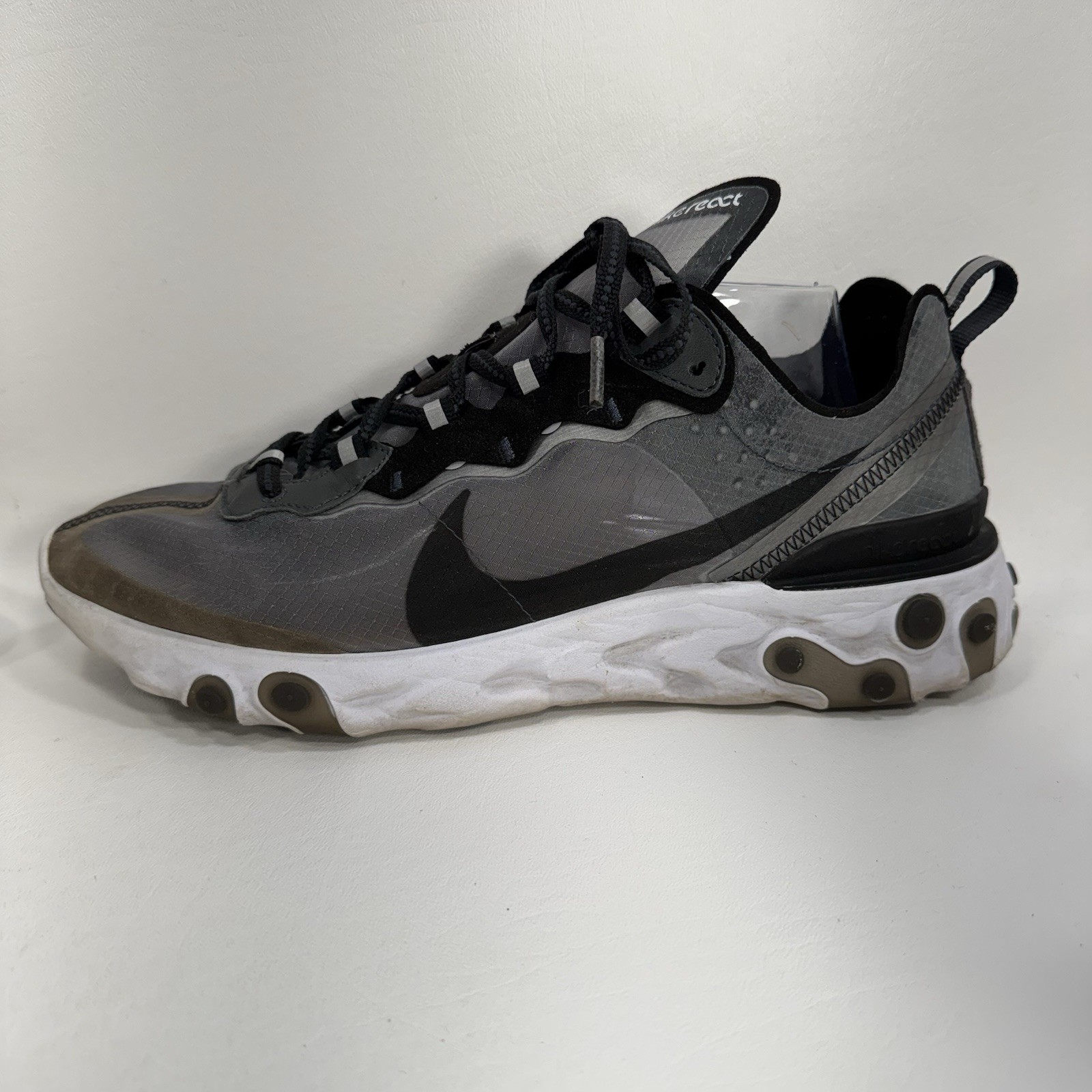 Nike React Element 87 Running Shoes Anthracite AQ… - image 5
