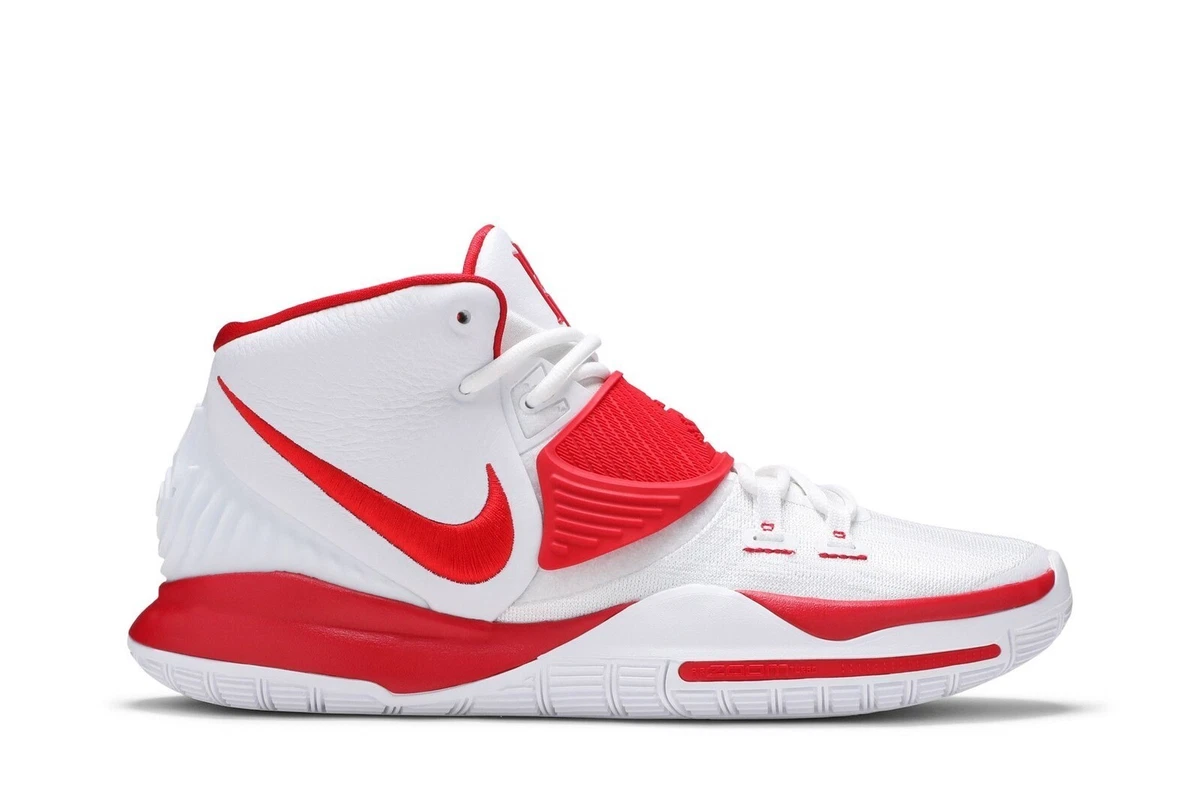 【新品！】NIKE KYRIE 6 TB EP Nike Kyrie 6 TB EP White University Red for Sale | Authenticity