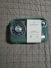 Retro Portable AM/FM Bluetooth Radio Green - Hearth  Hand with Magnolia