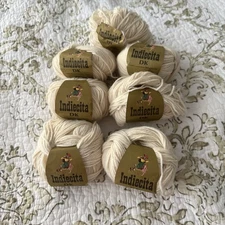 7 Cakes Indiecita DK Baby Alpaca Yarn Color 123 Yd Each Natural Undyed