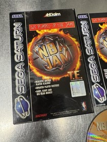 NBA Jam T.E. Tournament Edition Sega Saturn Game With Box And Manual