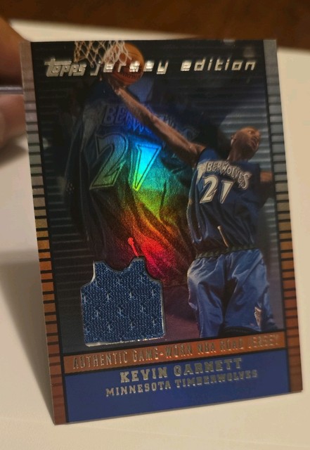 2002-03 Topps Jersey Edition - Kevin Garnett #JE KG Copper /299 (MEM)