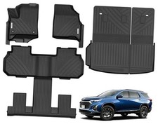 Floor Mats with Backrest Mat Fit for 24 25 26 24-26 Traverse Full Floor Mats