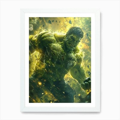 Hulk 22 Art Print Framed Wall Art Poster Canvas Print Picture