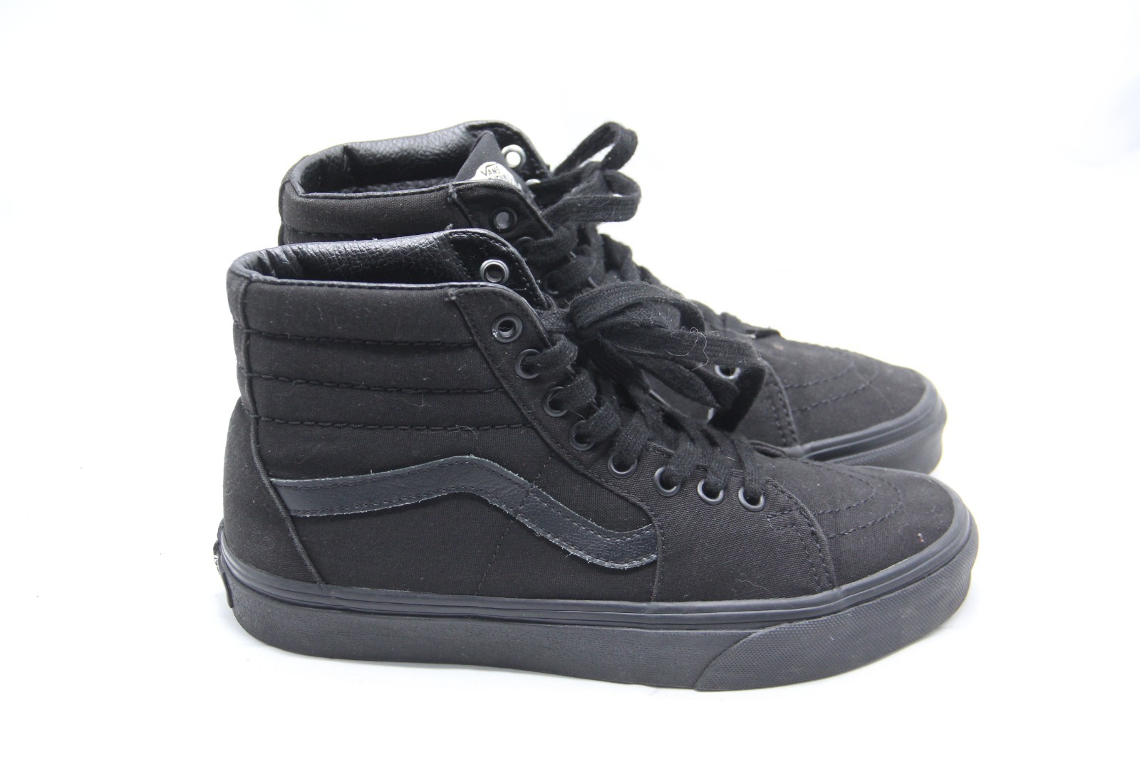 Vans Sk8 Old Skool High Tops Shoes Mens Size 6 Womens 7.5 Black Sneakers 500714