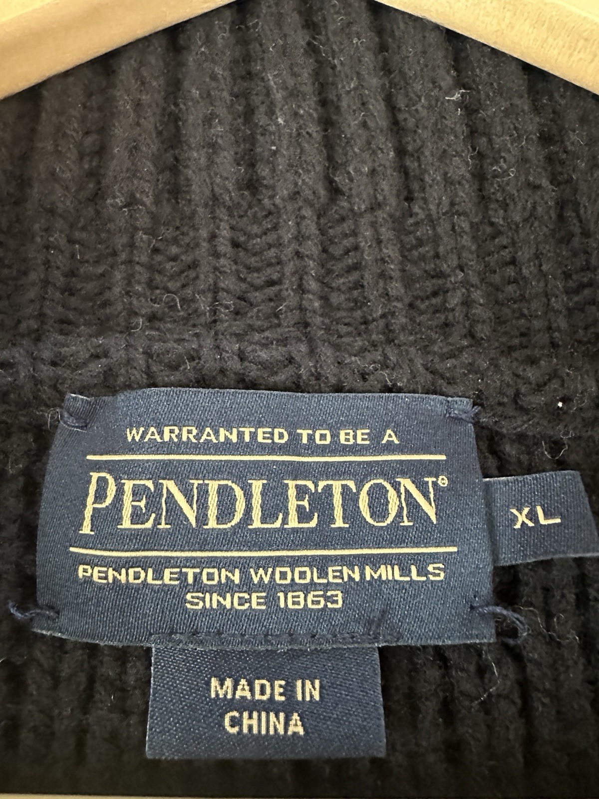 Pendleton “Big Lebowski” Navy Westerley Cardigan … - image 7