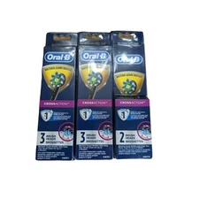 NEW Lot of Oral-B CrossAction Electric Toothbrush Replacement Heads - 8 Pack