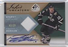 2007-08 SP Game Used Edition Inked Sweaters 2/25 Brenden Morrow Patch Auto 0c3