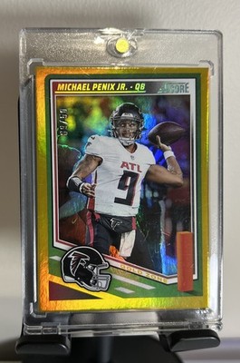 2025 Score - Michael Penix Jr. #236 Gold Zone /50 Atlanta Falcons