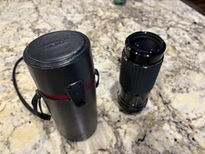 Vintage Sigma High - Speed Zoom 80-200 mm Canon Lens and Case Lot