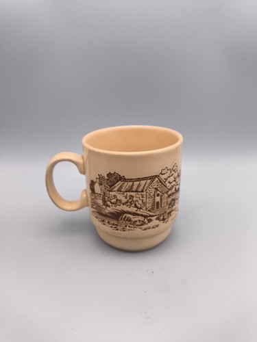 Retro Vintage 1970's Kilncraft Coffee Tea Mugs Set Of 5 English Countryside Farm - Picture 3 of 18