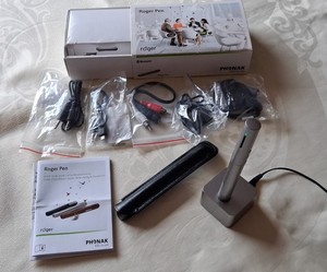 Microphone Sans Fil Phonak Roger Pen 1.1 Avec Base De Charge Et Alimentation - Occasion