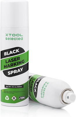Black Laser Marking Spray, 1Pc, 8.5 Oz - Advanced High Contrast Formula for CO2,