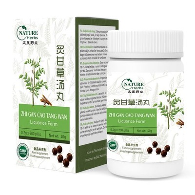Zhi Gan Cao Tang Wan   Liquorice Form   Authentische TCM Kräuterformel