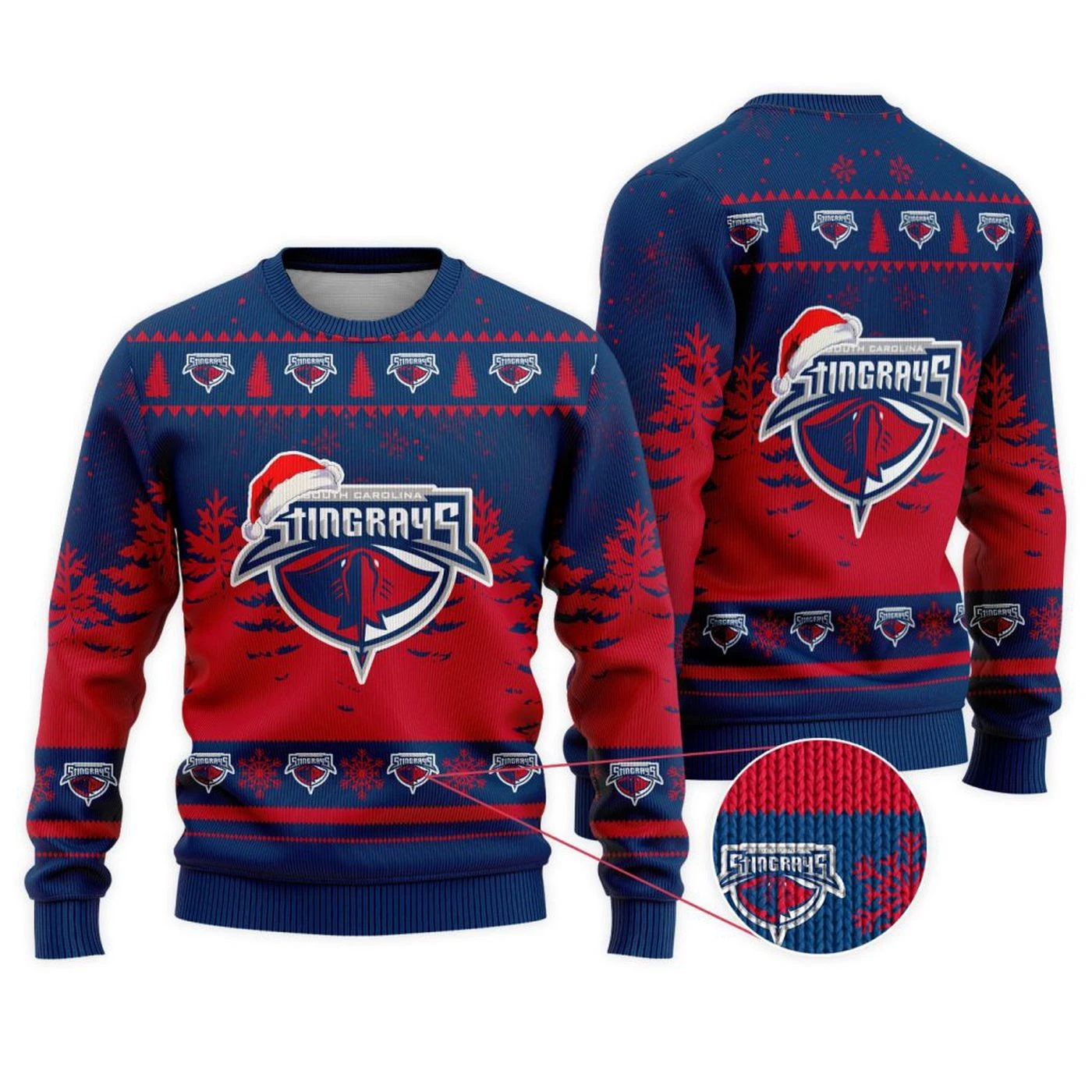 South Carolina Stingrays Special Ugly Christmas Sweater Fan Gear