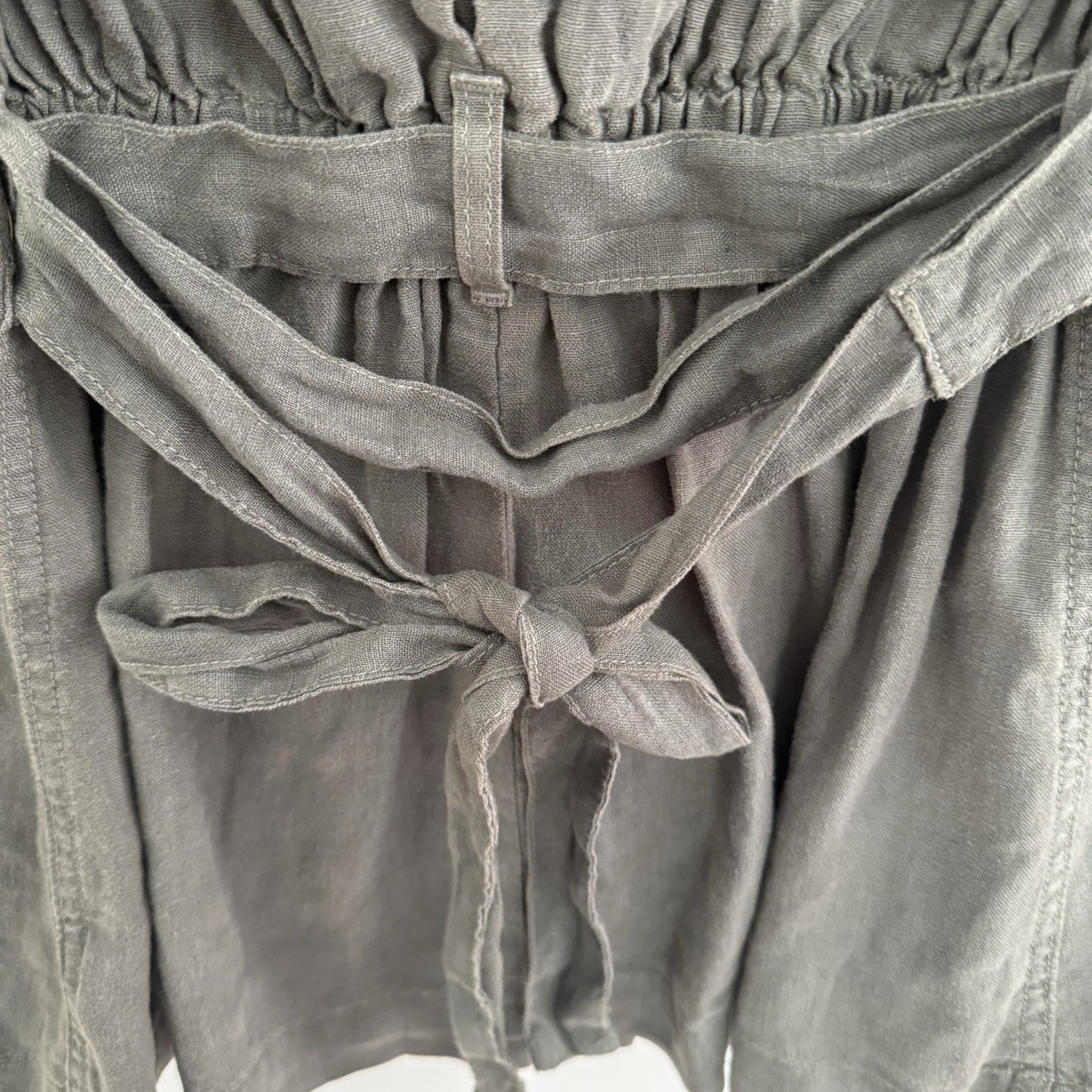 L'agence Button Down Utility Belted Jacket Size S… - image 9