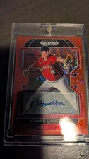 2022 Panini Prizm Chase Hampton autograph Pink Donut refractor. /99