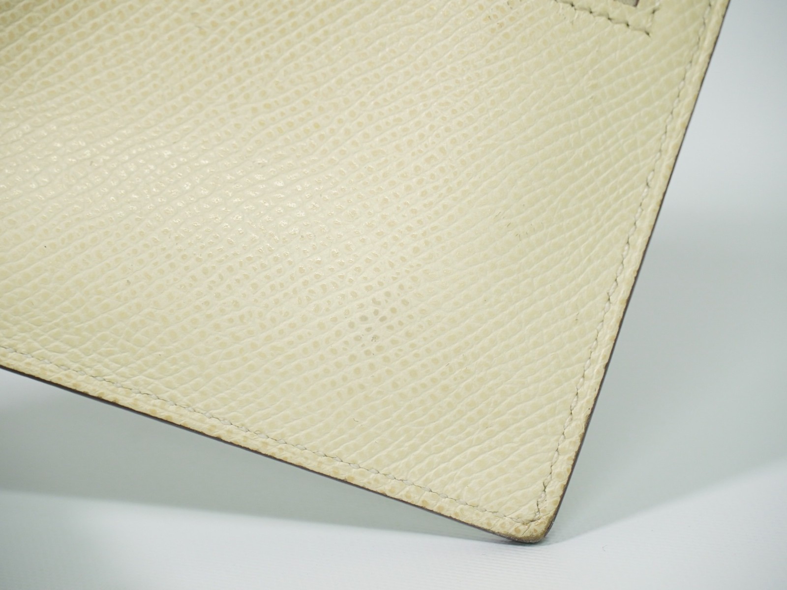 HERMES Kelly Pocket Compact Coin Case Epsom Leather Light Green image 10