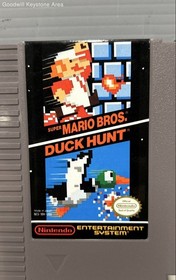 (B) Nintendo NES - Super Mario Bros. & Duck Hunt 2in1 Game Cartridge