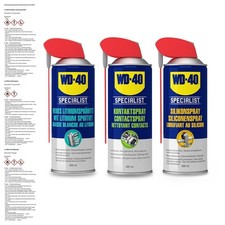 1x 400 ml KONTAKTSPRAY + 1x 400 ml SPRÜHFETT + 1x 400 ml SILIKONSPRAY WD-40 