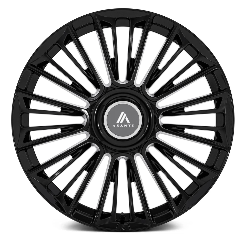 Asanti AB049 PREMIER Wheel 22x9.5 (30, 5x127, 74.1) Black Single Rim Foto 2 de 4