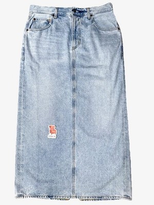 Citizens of Humanity NWT Verona mid-rise denim Midi Skirt Blue Back Slit Size 29