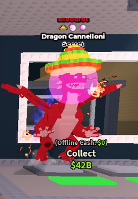 Steal a Brainrot Secret Bloodrot Dragon Cannelloni 3B/s Brainrot Clean Traits!