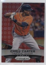 2015 Panini Prizm Red Baseball Prizm Chris Carter #42 no9