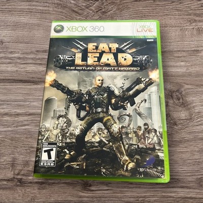 Eat Lead: The Return of Matt Hazard NEAR MINT (Microsoft Xbox 360) Complete CIB