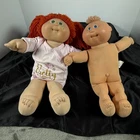 Lot Vintage Cabbage Patch Kids Doll Red Hair Girl & Kid 1978 1982 PA-1044
