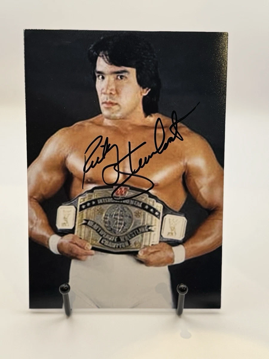 Ricky Steamboat WWE Wrestling Original Autographed Items for sale